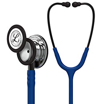 Littmann Stethoscope Classic III: Mirror Chestpiece, Navy Blue Tube, 27 inch, 5863