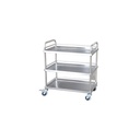 Classic Instrument Trolley S.S 15"x 18" 3 shelf