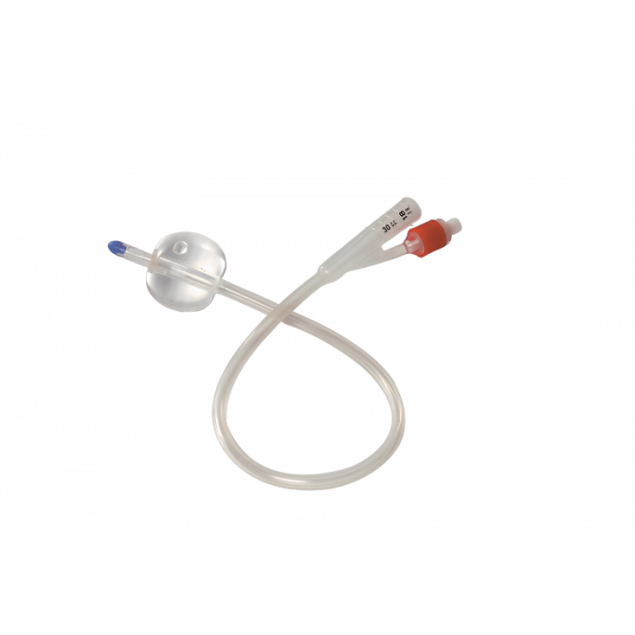 Romsons Silko Cath FG 24 ,Silicon Folis Catheter-30ML, Box of 10