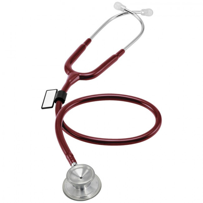 MDF Acoustica Lightweight Dual Head Stethoscope- Burgundy (MDF747XP17)