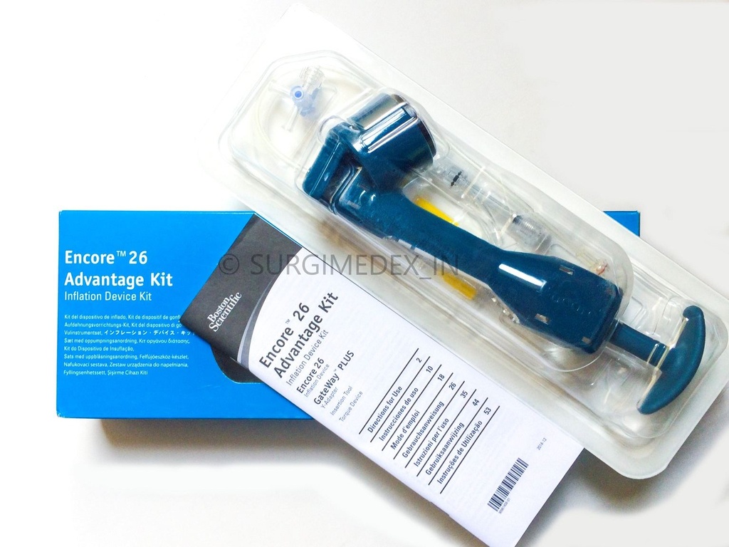 Boston UroMax Ultra+Encore26 inflator+2 way stopcock